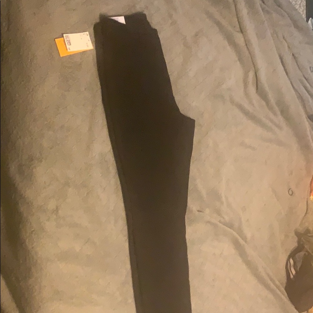 Plain black jeans